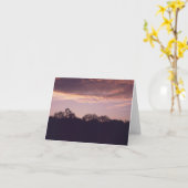 Windmühlen-Sonnenuntergang Notecard #1 Karte (Gelbe Blume)
