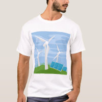Windmühlen und Solarzellen