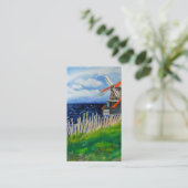 Windmühlen-Visitenkarte Visitenkarte (Stehend Vorderseite)