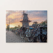 Windmühlen von Amsterdam Holland. Jigsaw Puzzle (Horizontal)