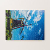 Windmühlen von Amsterdam Holland. Puzzle (Horizontal)