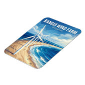 Windmühlen von Bangui Philippinen Magnet (Linke Seite)