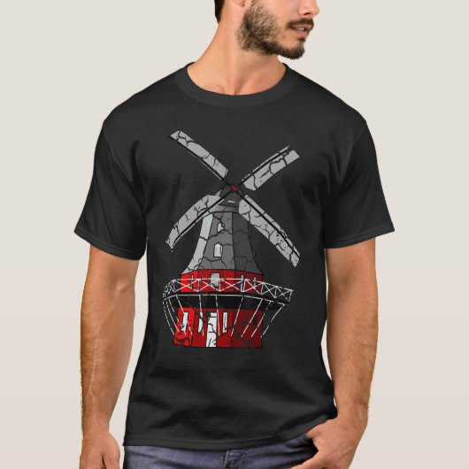 Windmühlenfarm in Not T-Shirt (Vorderseite)