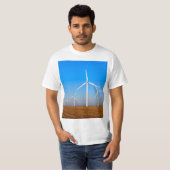 Windmühlenlandschaft T-Shirt (Vorne ganz)