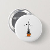 Windmühlentopf Button (Vorne & Hinten)