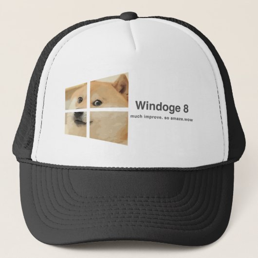 Windoge 8 truckerkappe (Vorderseite)