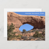 Window Arches - Arches National Park Postkarte (Vorne/Hinten)