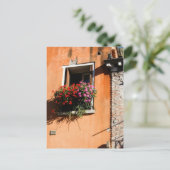 Window-Blume Postkarte (Stehend Vorderseite)