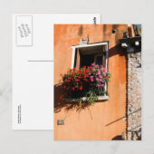 Window-Blume Postkarte (Vorne/Hinten)