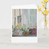 Window Box Karte (Gelbe Blume)
