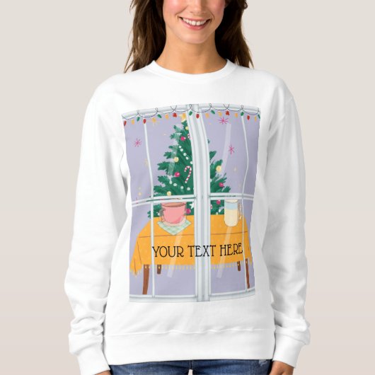 WINDOW CHRISTMAS SWEATSHIRT (Vorderseite)
