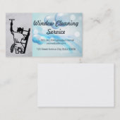 Window Cleaner | Soap Bubbles Visitenkarte (Vorne/Hinten)