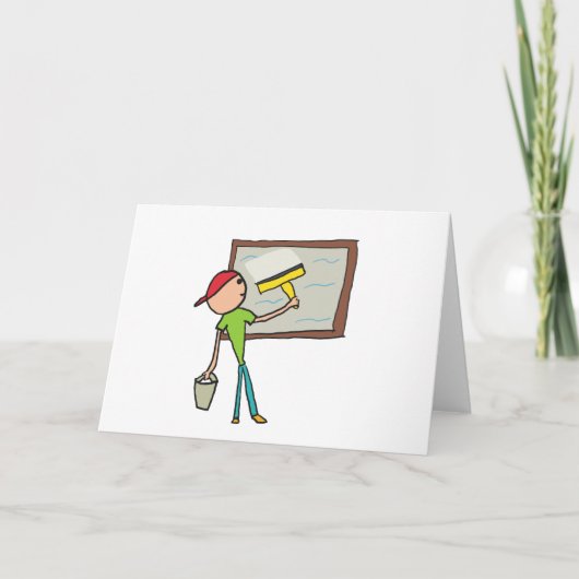 Window Cleaning Karte (Vorderseite)