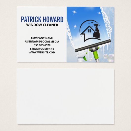 Window Cleaning Squeegee Cleaning Spray (Vorne & Hinten)