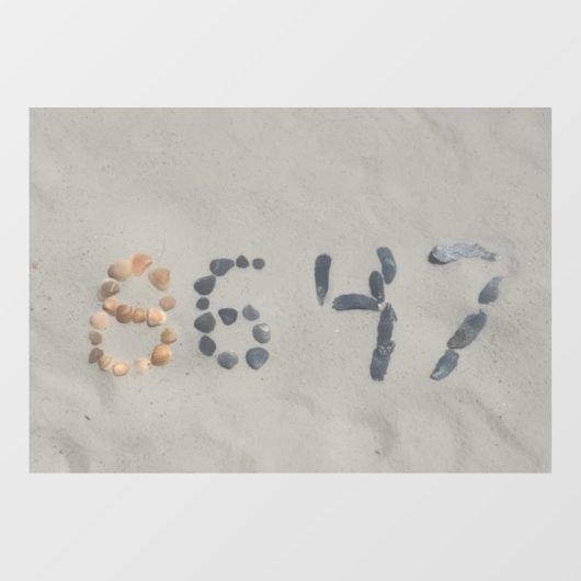 Window Cling Fensteraufkleber (Blatt)