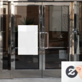 Window Cling Fensteraufkleber (Büro Tür)