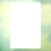 Window Cling Fensteraufkleber (Blatt 3)