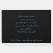 Window Cross on Nature Garden Beileid Vielen Dank Gästebuch (Rückseite)