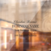 Window Decal Clings Business Zuhause Fensteraufkleber (Blatt 2)