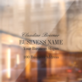 Window Decal Clings Business Zuhause Fensteraufkleber