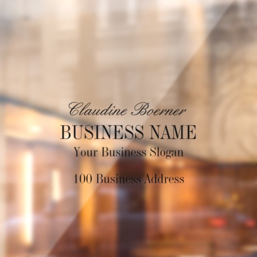 Window Decal Clings Business Zuhause Fensteraufkleber (Blatt 2)