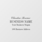 Window Decal Clings Business Zuhause Fensteraufkleber (Blatt)