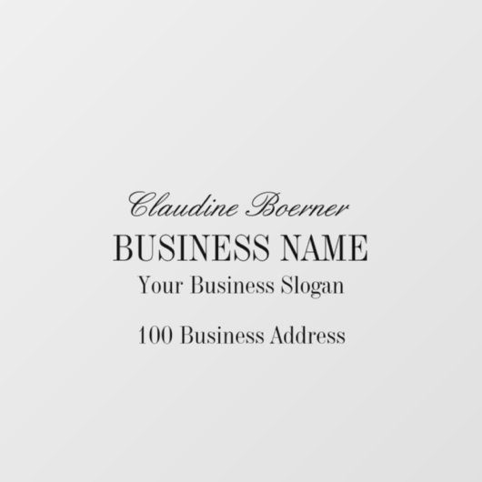 Window Decal Clings Business Zuhause Fensteraufkleber (Blatt)