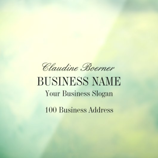 Window Decal Clings Business Zuhause Fensteraufkleber (Blatt 3)