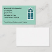 Window Distributor Sales And Service Visitenkarte (Vorne/Hinten)