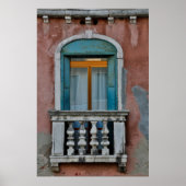 Window In Venice Poster (Vorne)