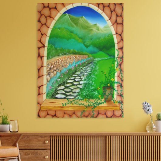 Window Leinwanddruck (Insitu (Wohnzimmer))