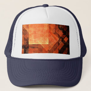 Window Light Abstrakt Art Hat Truckerkappe