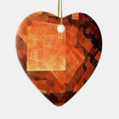 Window Light Abstrakt Art Heart Ornament (Rechts)