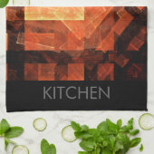 Window Light Abstrakt Art Kitchtuch Handtuch (Gefaltet)