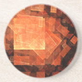 Window Light Abstrakt Art Sandstone Untersetzer (Vorne)