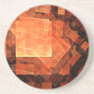 Window Light Abstrakt Art Sandstone Untersetzer