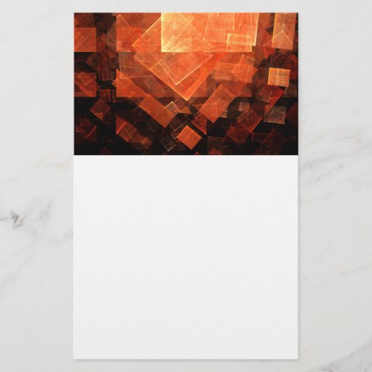 Window Light Abstrakt Art Stationery Briefpapier (Vorderseite)