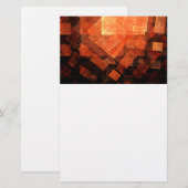 Window Light Abstrakt Art Stationery Briefpapier (Vorne/Hinten)