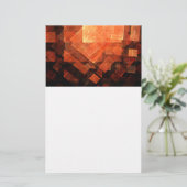 Window Light Abstrakt Art Stationery Briefpapier (Stehend Vorderseite)