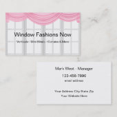 Window Modern Business Cards Visitenkarte (Vorne/Hinten)