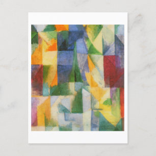 Window Painting von Robert Delaunay Postkarte