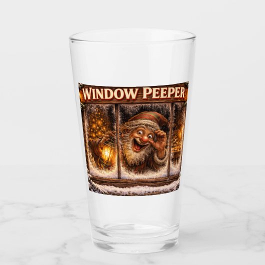 Window Peeper Icelandic Yule Lad  Glas (Vorderseite)