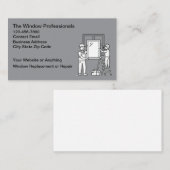 Window Repair Replace Services Visitenkarte (Vorne/Hinten)