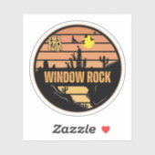 Window Rock, Arizona Aufkleber (Blatt)