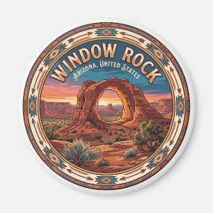 Window Rock Arizona Reise-Souvenir Magnet