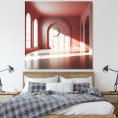 Window Room with Shadow Structure Leinwanddruck (Insitu (Schlafzimmer))