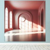 Window Room with Shadow Structure Leinwanddruck (Insitu (Holzboden))