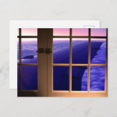Window Seat Postkarte (Vorne/Hinten)