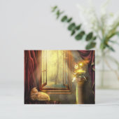 Window Shopping Postcard Postkarte (Stehend Vorderseite)