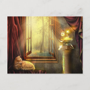 Window Shopping Postcard Postkarte